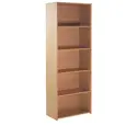 Bookcase (Solid Back Panels)